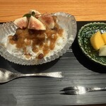 銀座 炎 田むら - 無花果とラムレーズン