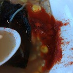 幸楽苑 - 唐辛子投下