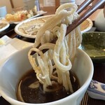 そば処まるた - 【2025.11.24(月)】麵をスープに付けた