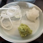 そば処まるた - 【2025.11.24(月)】天ざるそばの薬味