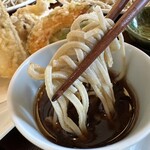 そば処まるた - 【2025.11.24(月)】麵をスープに付けた