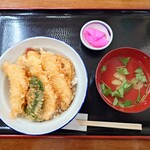 割烹かたやま - なまず天丼 1000円
