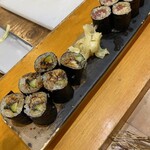 鮨 ひでぞう - 鰻胡巻・鉄火巻