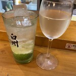 鮨 ひでぞう - すだち酎ハイ・陸奥八仙