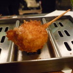 串かつ料理 活 - ☆子切り茄子の肉詰め☆