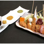 玉金 - 大阪直送ソースで、1本￥50-～御提供