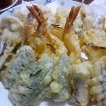 とっくり居酒屋 - 天ぷら盛り合わせ