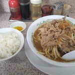 みそ一発２ - 料理写真:みそ肉タンメン 1,250円 小ライス 160円