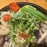 もつ焼 塩田屋 - 中身焼　野菜チーム
