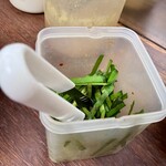 ふくちゃんラーメン - 生ニラキムチ