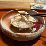 木鶏 - 上に貝の出汁と、柚子の香り。
