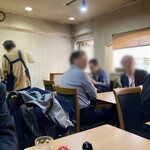 キッチンまつむら - 店内は男性率が高い。多分8割以上？