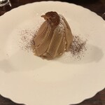 ICARO miyamoto - イタリアの栗のモンブラン　塩味がいい感じ。
