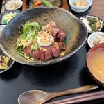 みずがき食事処 - 鹿ロースト丼