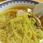 三吉屋 - 麺の感じ
