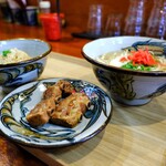 とらや - 本ソーキそば（小）と五目じゅうしぃ