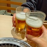 西麻布けんしろう - 一口飲んでしまってからの乾杯♪