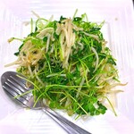 楼蘭 - ｺｰｽ 豆苗のもやしのニンニク炒め　2025.11.11