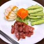 楼蘭 - ｺｰｽ 3種前菜盛り合わせ　2025.11.11