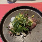 オーセンティック リビング ブッチャー エヌワイシー 福岡警固 - 魚、お肉、色々な味のコラボ