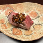 徳ㇵ本也 - 宮崎牛ﾌｨﾚ肉 胡麻ﾚｰｽﾞﾝｿｰｽ