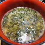 つきじ千鮨 - あおさ味噌汁付きψ(｀∇´)ψ