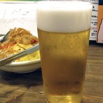 炭火と煮込み ひとたらし - 生ビール