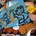 がってん寿司 - ガリが大きくて驚きました。