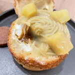 うんてん洋菓子店 - 中に塩キャラメルソースが隠れていました