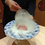 西麻布けんしろう - 桜チップの燻製ハラミ
