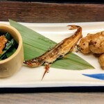 和食処 大ばん - お通し三種盛り