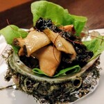 和食処 大ばん - あわびのソテー　(肝のソースかけです。)