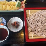 吉田屋 - 料理写真:特大えび天そば上（2尾）大盛り