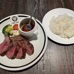 LION GANG - 黒毛和牛ステーキランチ　200g