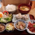 食堂 ユの木 - しうまい＋鮮魚の漬け定食