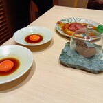 西麻布けんしろう - 【９品目...焼きのスペシャリテ】特選和牛ヒレの焼きすき 〜トリュフ、濃厚卵黄〜