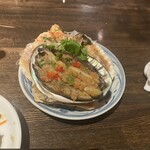 劉家厨房 - 鮑、大海老、下には帆立が隠れてる！どれも喧嘩しない旨さ！