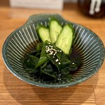 朝から居酒屋 陽のうえ - 10回目 生わかめ酢 380円
