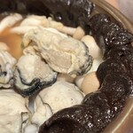 味の民芸 葛飾奥戸店 - 牡蠣8個と赤味噌を混ぜて召し上がれ