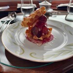 八王子うかい亭 - デザートはワッフルをチョイス