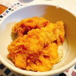 銀座ハゲ天 - 料理写真:いか・れんこん・玉葱かき揚げ丼