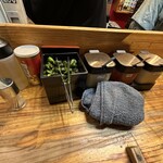 ラーメン見田家 - 調味料達