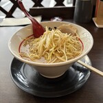 麺や 夢よし - 一口食ったあとの写真