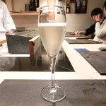 TOZAKI - ランチコース 2000円 のスパークリングワイン