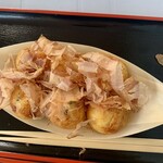 おおさか たこよし - 塩たこ焼き　鰹節かけ