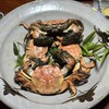 飴源 - 津蟹の雄蟹、雌蟹食べ比べ①