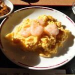 中国料理 京蘭 - エビ玉子炒め（定食）