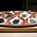 KHAO - お茶ペアリングの説明