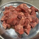 ホルモン焼肉 明樂 - 上タン塩切り落とし