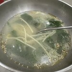 ホルモン焼肉 明樂 - 野菜スープ